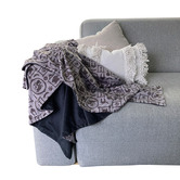 La Doggie Vita Grey Silhouette Pet Blanket
