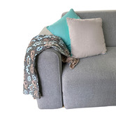 La Doggie Vita Grey Sleeping Dog Pet Blanket