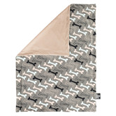 La Doggie Vita Grey Boney Maloney Pet Blanket