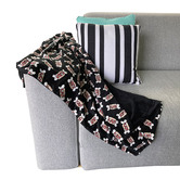 La Doggie Vita Black Hot Diggity Dog Pet Blanket