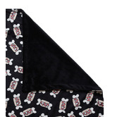 La Doggie Vita Black Hot Diggity Dog Pet Blanket