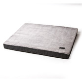 La Doggie Vita Charcoal Luxe High Flat Dog Bed