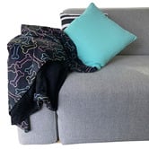 La Doggie Vita Neon Bone Pet Blanket