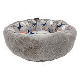 La Doggie Vita Taupe Catisse Donut Cat Bed