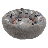 La Doggie Vita Taupe Catisse Donut Cat Bed