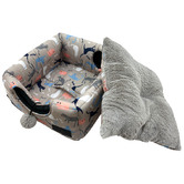 La Doggie Vita Taupe Catisse Cube Cat Bed