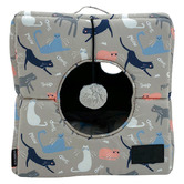 La Doggie Vita Taupe Catisse Cube Cat Bed