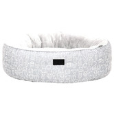 La Doggie Vita Dog Central Round Printed Dog Bed