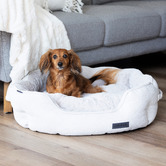 La Doggie Vita Luxe Boucle Shell Pet Bed
