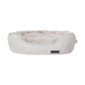 La Doggie Vita Luxe Boucle Shell Pet Bed