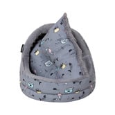 La Doggie Vita Moggy Treats Hooded Cat Bed