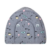 La Doggie Vita Moggy Treats Hooded Cat Bed