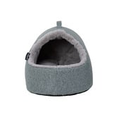 La Doggie Vita Como Eggshell Hooded Cat Bed