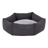 La Doggie Vita Charcoal Hexagonal Dog Bed