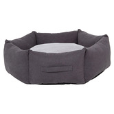 La Doggie Vita Charcoal Hexagonal Dog Bed