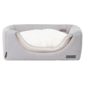La Doggie Vita 60cm Cube Linen-Look Dog Bed