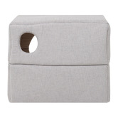 La Doggie Vita 60cm Cube Linen-Look Dog Bed