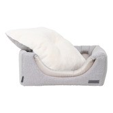 La Doggie Vita 60cm Cube Linen-Look Dog Bed