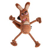 La Doggie Vita 3 Piece The Bandits Plush Dog Toy with Tote Bag Set