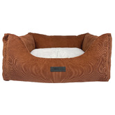 La Doggie Vita Corduroy Bolstered Dog Bed