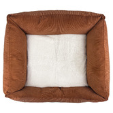 La Doggie Vita Corduroy Bolstered Dog Bed
