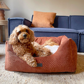 La Doggie Vita Corduroy Bolstered Dog Bed