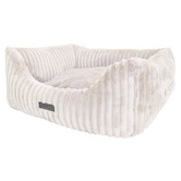 La Doggie Vita Velour Corduroy Bolstered Dog Bed