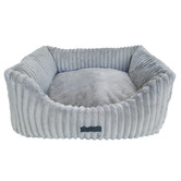 La Doggie Vita Velour Corduroy Bolstered Dog Bed