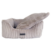La Doggie Vita Velour Corduroy Bolstered Dog Bed