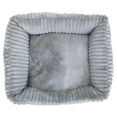 La Doggie Vita Velour Corduroy Bolstered Dog Bed