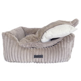 La Doggie Vita Velour Corduroy Bolstered Dog Bed