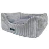 La Doggie Vita Velour Corduroy Bolstered Dog Bed