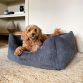 La Doggie Vita Corduroy Bolstered Dog Bed