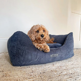 La Doggie Vita Corduroy Bolstered Dog Bed