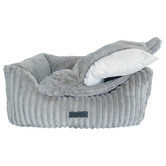 La Doggie Vita Velour Corduroy Bolstered Dog Bed