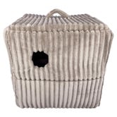 La Doggie Vita Mousse Large Cube Velour Corduroy Cat Bed