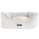 La Doggie Vita Velour Corduroy Bolstered Dog Bed
