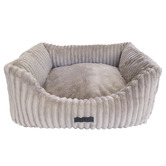 La Doggie Vita Velour Corduroy Bolstered Dog Bed