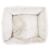 La Doggie Vita Velour Corduroy Bolstered Dog Bed