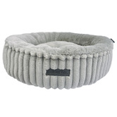 La Doggie Vita Donut Velour Corduroy Reversible Cat Bed