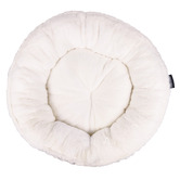La Doggie Vita Donut Velour Corduroy Reversible Cat Bed