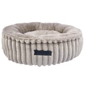 La Doggie Vita Donut Velour Corduroy Reversible Cat Bed