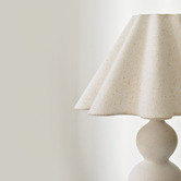 Paola and Joy Mila Ceramic Wavy Table Lamp