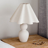 Paola and Joy Mila Ceramic Wavy Table Lamp