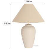 Paola and Joy 53cm Bella Ceramic Table Lamp
