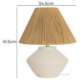 Paola and Joy 41.5cm Lucia Ceramic Table Lamp