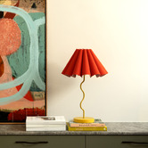 Paola and Joy Cora Iron &amp; Linen Table Lamp
