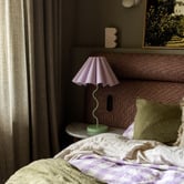 Paola and Joy Cora Iron &amp; Linen Table Lamp