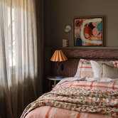 Paola and Joy Cora Iron &amp; Linen Table Lamp