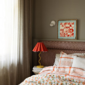 Paola and Joy Cora Iron &amp; Linen Table Lamp